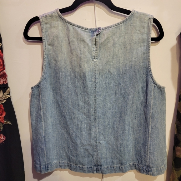 🎀Clearance🎀 NWT JBRAND DENIM embroidered top - Picture 11 of 15